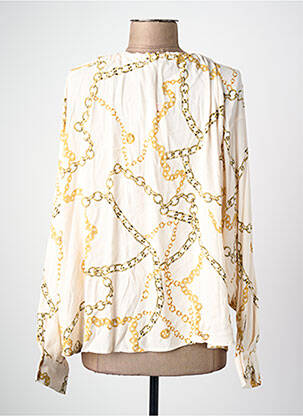 Chemisier beige MANGO femme