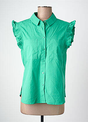 Chemisier manches courtes vert VERO MODA femme