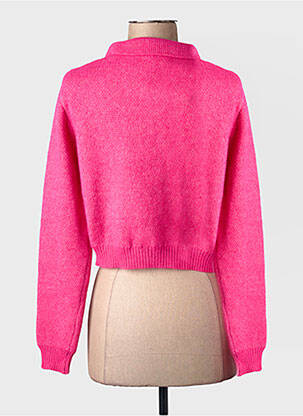Gilet manches longues rose MOLLY BRACKEN femme