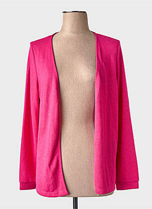 Gilet manches longues rose STREET ONE femme