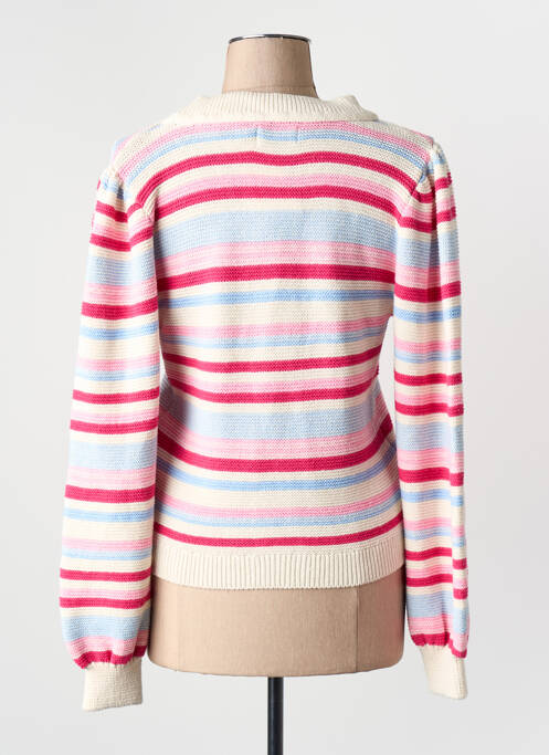 Gilet manches longues manches longues rose ONLY femme