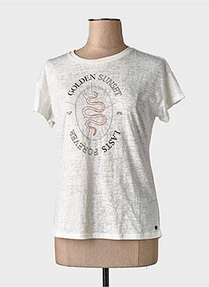 T-shirt blanc GARCIA femme