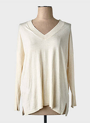 Pull beige MANGO femme