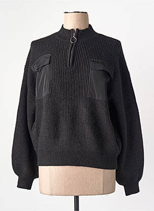 Pull col roulé noir ONLY femme