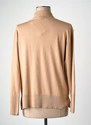 Pull col roulé marron MORE & MORE femme