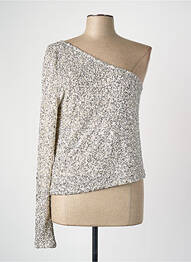 Blouse argent MANGO femme