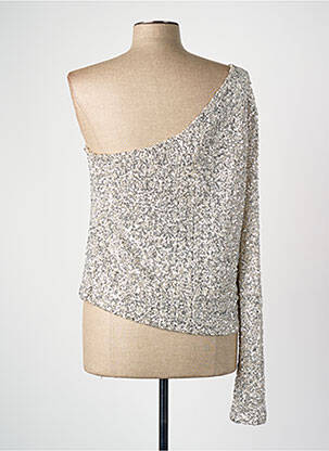 Blouse argent MANGO femme
