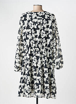 Robe mi-longue noir ZABAIONE femme