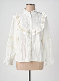 Chemise manches longues blanc NAF NAF femme