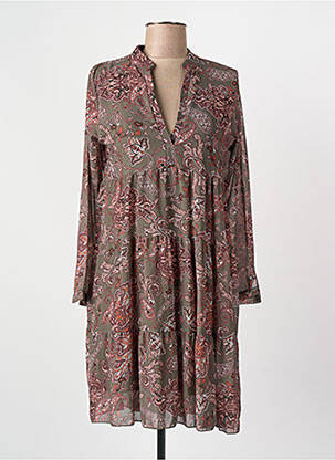 Robe mi-longue vert ZABAIONE femme