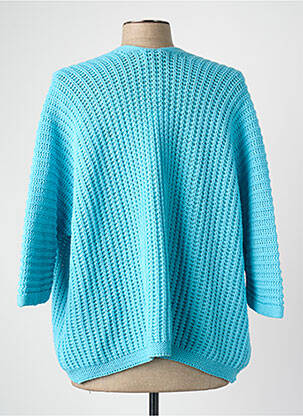 Gilet manches courtes bleu TERRA DI SIENA femme