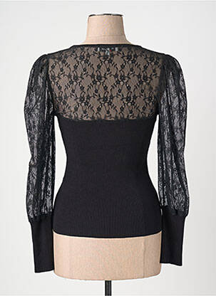 Pull noir MORGAN femme