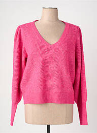 Pull col v rose VERO MODA femme