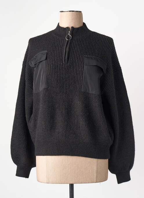 Pull col roulé noir ONLY femme