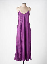 Robe longue violet AMELIE & AMELIE femme