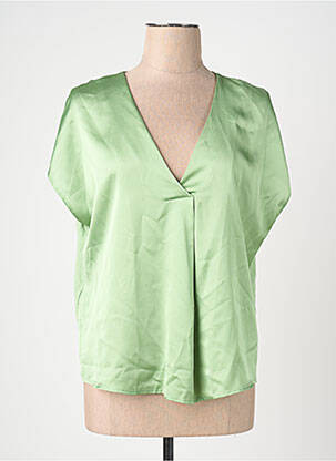 T-shirt vert MANGO femme