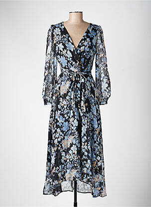Robe longue noir MANGO femme