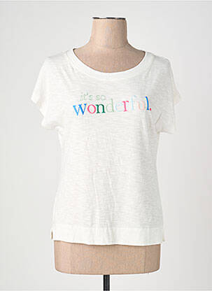 T-shirt blanc S.OLIVER femme