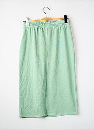Jupe mi-longue vert MANGO femme
