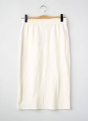 Jupe mi-longue blanc MANGO femme