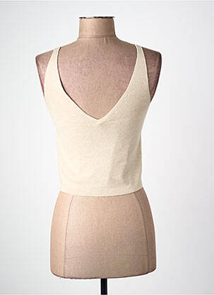 Débardeur beige ONLY femme