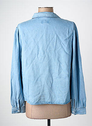 Chemisier coupe droite bleu ONLY femme