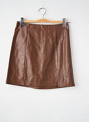 Jupe courte marron ONLY femme