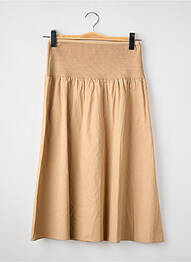 Jupe courte beige OPUS femme