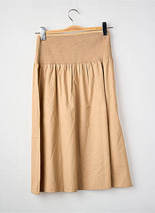 Jupe courte beige OPUS femme