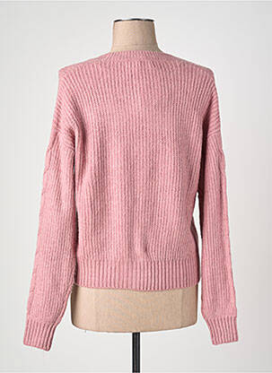 Gilet manches longues rose GARCIA femme