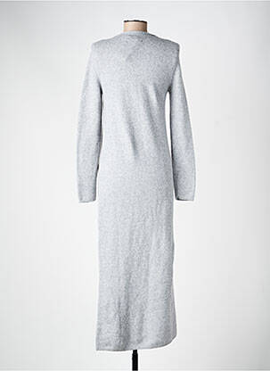 Robe longue gris MANGO femme