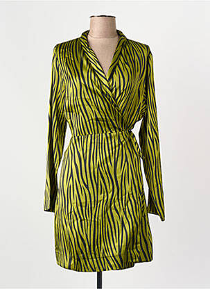 Robe courte vert JACQUELINE DE YONG femme
