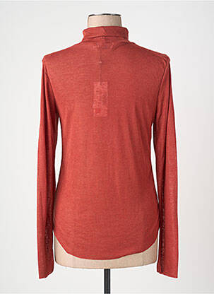 Pull col roulé orange MOLLY BRACKEN femme