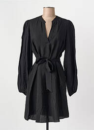 Robe mi-longue col v noir VILA femme