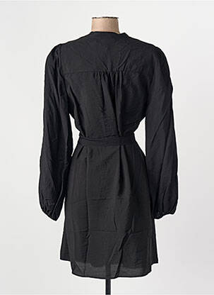 Robe mi-longue col v noir VILA femme