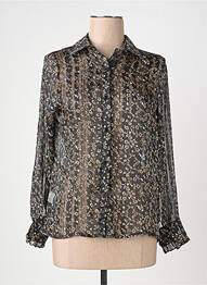 Chemisier marron BELLITA femme
