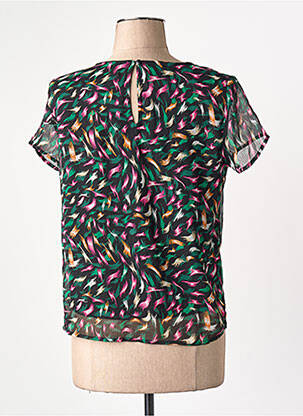 T-shirt col rond vert ONLY femme