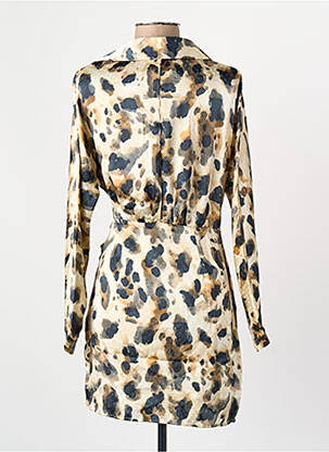 Robe courte beige MANGO femme