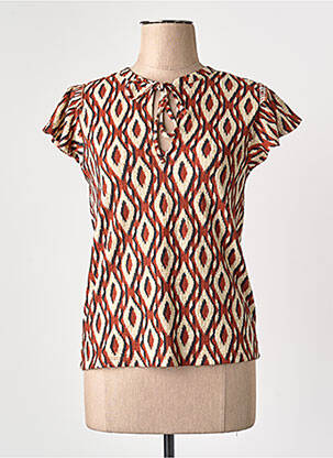 T-shirt marron GARCIA femme