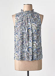 Blouse bleu MANGO femme
