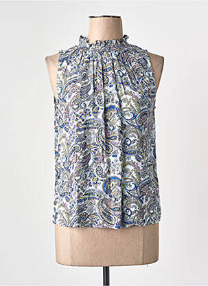 Blouse bleu MANGO femme