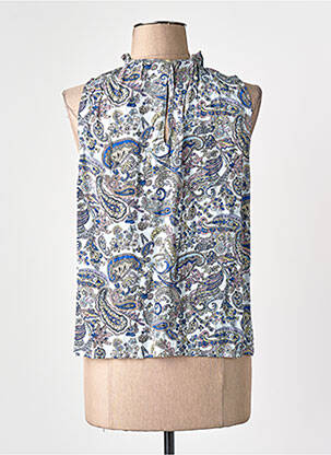 Blouse bleu MANGO femme