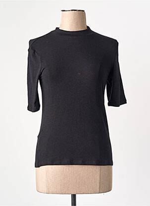 T-shirt noir MANGO femme