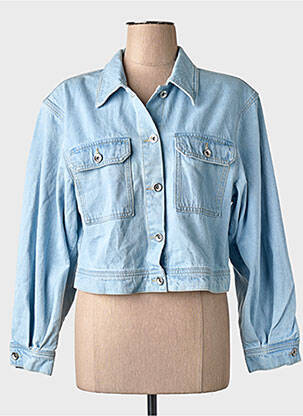 Veste en jean fermeture boutonnée sur le devant bleu ONLY femme
