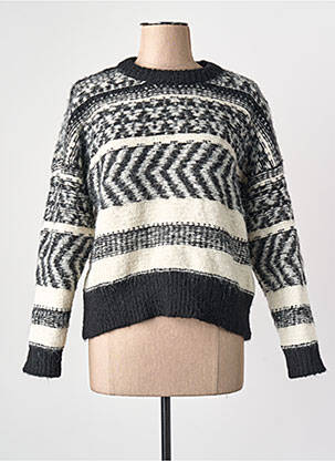 Pull manches longues manches longues noir ONLY femme