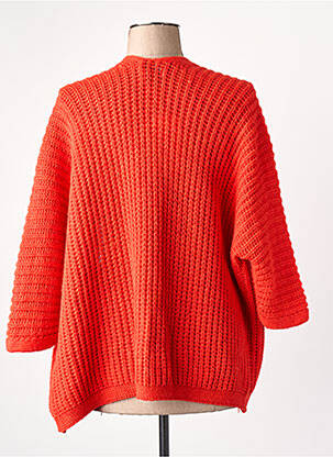 Gilet manches courtes orange TERRA DI SIENA femme