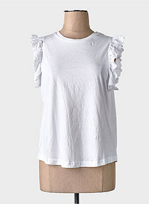 Débardeur blanc MANGO femme