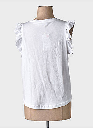 Débardeur blanc MANGO femme
