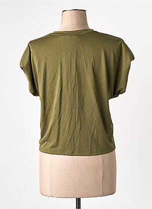 T-shirt vert MANGO femme