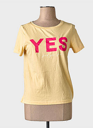 T-shirt jaune STREET ONE femme